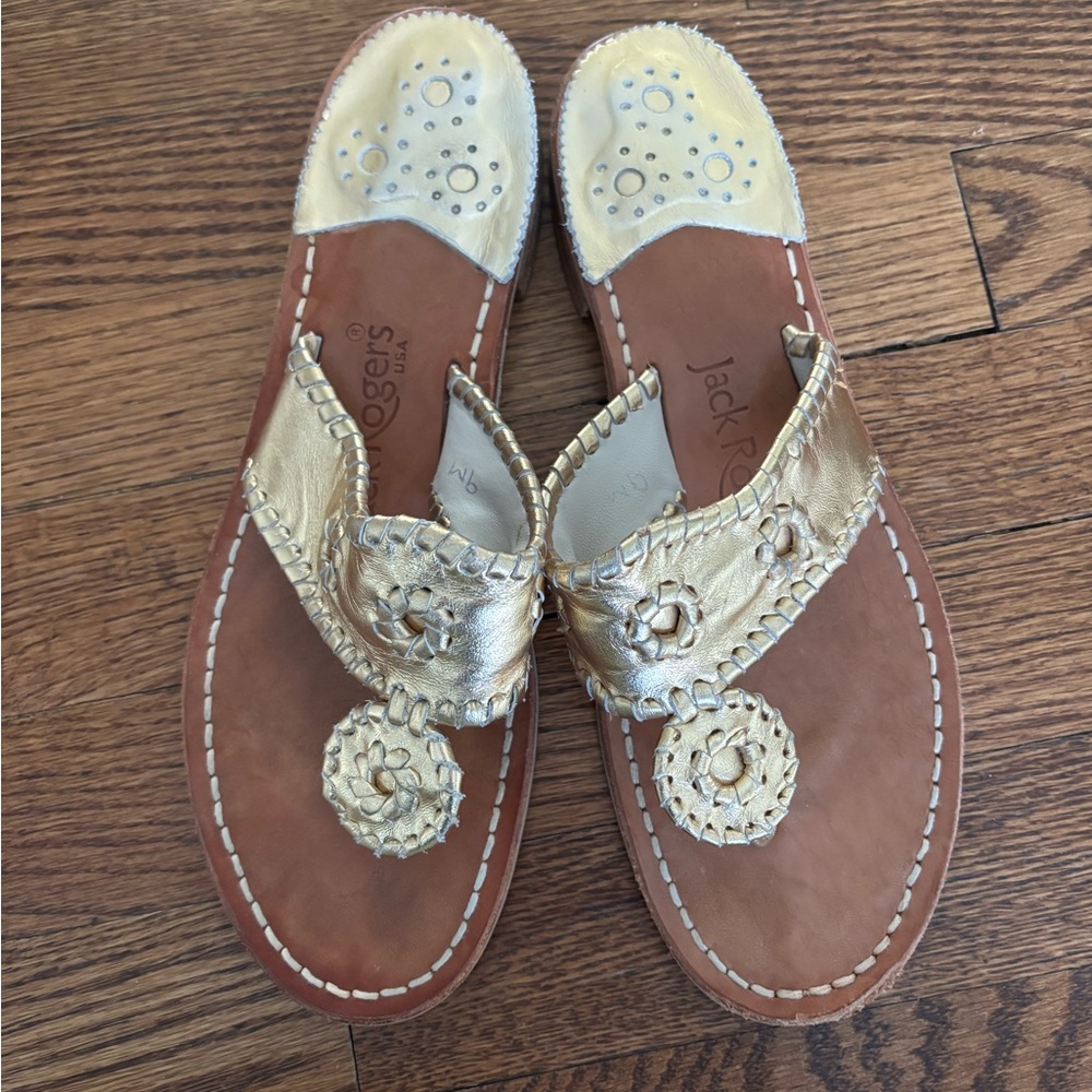 Jack Rogers Women's Gold Sandals